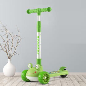 Factory Direct Sale Children's Scooter Flash 3 Wheel With Light Music Folding Children's Scooter for Kids