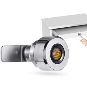 2026 أفضل جودة ذكية رقمية بيومترية أثاث بصمة قفل درج/بدون مفتاح قفل خزانة بصمة إلكترونية