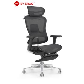 Ergonomic Mesh Executive Chair 4D Armrests Adjustable Recline ISO BIFMA Certified for Office and Gaming