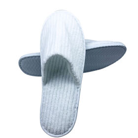 Precio de fábrica zapatillas de spa de lujo eco friendly zapatillas desechables spa zapatillas terry zapatillas de terciopelo zapatillas de spa de los hombres