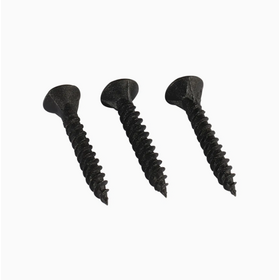 Tornillo negro de la madera contrachapada del fosfato del óxido para los paneles de yeso y madera Tornillos de paneles de yeso Fine Thread Point #6x1 "Bugle Head