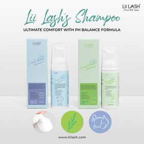 Mousse Nettoyante Douce Lii Lash pour Extensions de Cils - Nettoyant Cils Vegan Naturel Sans Larmes - Marque Privée OEM