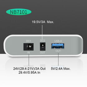 Batería Recargable de Iones de Litio YABO NB7101 64.75Wh 17500mAh para Portátiles, Teléfonos, Tiras LED, CCTV y Dispositivos Electrónicos de Exterior