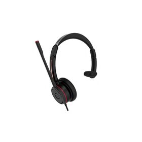 Günstiges Bluetooth-Headset mit leichtem akustischem Stoßschutz, bequemen Ohrpolstern und verstellbarem Kopfbügel für das Büro