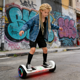 Proveedor del OEM/del ODM Auto-equilibrio púrpura de 6,5 pulgadas Hoverboard luces LED coloridas Smart seguro para paseo al aire libre-en el juguete