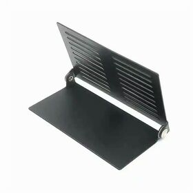 Metal del OEM que sella las piezas, soporte de la cubierta, hecho de la hoja de acero suave CR4, negro cubierto