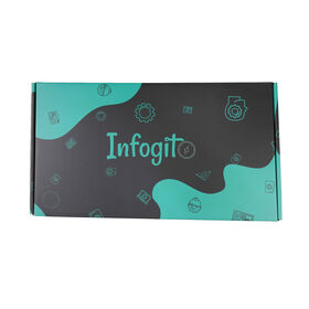 Faible MOQ Kraft Ondulé Pizza Style Avion Boîte pour les Petites Entreprises D'expédition et de Cuisson À La Maison Emballage