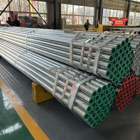Tube rond en acier au carbone Q235B soudé, 60,3 mm, revêtement de zinc 220 g/m², pour la construction structurelle.