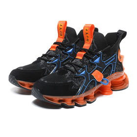 Fábrica de Alta Qualidade Lace-up TPU Blade Design Casual Sneakers Moda Tamanho Grande Moda Respirável Casual Walking Style Shoes