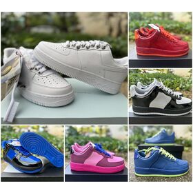 2026 diseñador Force One af1s casual Zapatos sneakers hombres mujeres clásico 1 triple blanco negro ch nocta patente paquete SP UK 07 'traienrs
