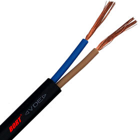 Flexible Câble VDE Câble H03vvh2-F PVC Câble Plat Fil 300/300V Câble D'alimentation