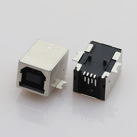 Precio de Fábrica USB 2.0 Tipo B Hembra SMT Conector de Impresora USB US10-104B