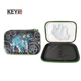 3D Stiftebox für Kinder und Studenten, wasserdicht, großes Fassungsvermögen, niedlich, transparent, EVA, Federtasche