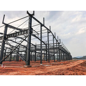 Anti-Corrosion Steel Frame Warehouse Prefabricated Storage Warehouse Plant