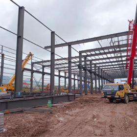 Hochwertige Vorgefertigte Stahlkonstruktion Lagerhalle Schwerlast Fabrik Lagerhalle