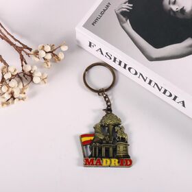 Preço de fábrica liga de zinco cortado Keychain com acabamento durável esmalte Metal Keychain para brinde promocional