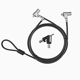 Cerradura de Seguridad para Laptop de Doble Cabezal al por Mayor para Anti Robo