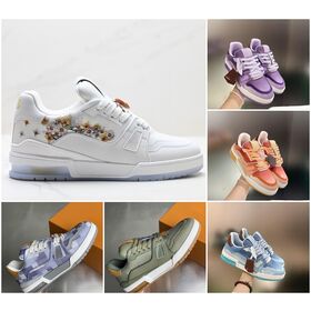 Designer LVS Skate Sneaker Luxus Herren-Sneaker Freizeitschuhe Laufschuhe Outdoor Lederschuhe Tennisschuhe Damen