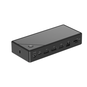 4K Laptop Dockingstation Triple Monitor (15-in-1 USB C Dock), 100W Ladefunktion für Windows, Mac und Laptop (Triple Video: 2 x 4K DP H)