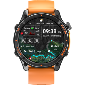 Traqueur intelligent Amoled 5ATM de santé de montre de sport d'OEM/ODM Bluetooth imperméable pour des aventures extérieures