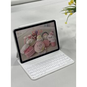 Ultra Slim 0.6cm Dual Angle Magnetic Keyboard Case 430g Lightweight with Anti Oil PU for iPad 10.2 to 11 Inch