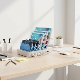 En gros universel de bureau intelligent dc rapide électrique portable 6 port usb tablette publique station de charge de téléphone portable pour les téléphones portables