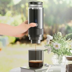 Wireless Electric Capsule Coffee Machine, Portable Mini Coffee Maker for Car Home Outdoor Travel