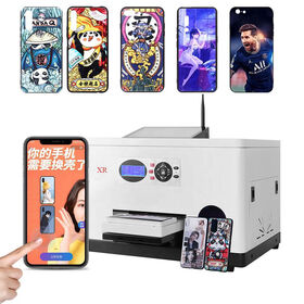 Easy to Operate Cell Phone Case Printer Machine Wifi Online Custom A5 Mobile Cover UV Printer for Phone Case Shop