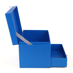 OEM Premium 2-lagige Papier-Schmuckgeschenkbox mit individuellem Logo für Rosen-Lippenstift-Kosmetikverpackungen für Hochzeitsgeschenke, anpassbar