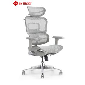 Luxuriöser ergonomischer Gaming-Stuhl mit Netzpolsterung, 4D-Armlehnen, verstellbarer Rückenlehne, kostenlosen Ersatzteilen und Online-Support