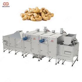 500 -2000 KG/H Continuous Cashew Roasting Equipment Nut Roaster Machine