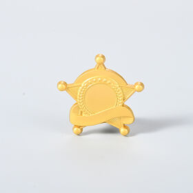 Badges Memorial badge butterfly clasp brooch metal badge electroplating paint craft company medal