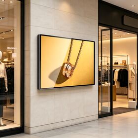 Señalización montada en la pared de 4K LCD Digital, jugador de la publicidad de la pantalla táctil de 32-65 pulgadas, muestras electrónicas de la exhibición para la venta al por menor comercial