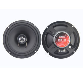 Automotive Grade 6.5 Inch 2-Way Coaxial Car Speaker Wired ISO Certified 50W RMS for Enhanced Audio