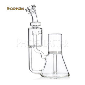 Nueva venta al por mayor 8 pulgadas reemplazo de vidrio Puffco Proxy Droplet Glass Pipe Dab accesorios 9 pulgadas Puffco Peak Pro Glass Recycler