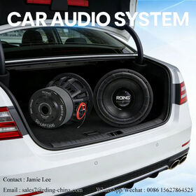 12 Inch Competition Car Subwoofer 1500W RMS Dual 4 Ohm Ferrite Core High SPL 3 pcs of magnets