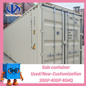 Nouveau Stock Conteneur Frigorifique Sec 40 Pieds Conteneur Maritime Fournisseur Xiamen Shanghai Conteneurs à Ouverture Latérale 20GP Production de Transport