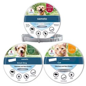 Pet collars Eco-friendly collar, flea, tick, and lice collar, for dogs and cats, adjustable