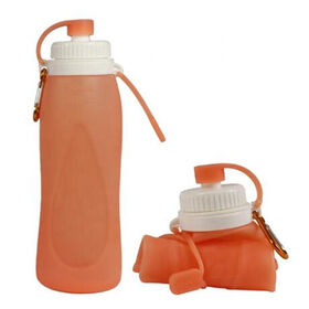 Silicone Travel Folding Collapsible Water Bottle