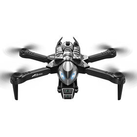 Drone A66 Iniciante Câmera Dupla 4K, Pulverizador de Névoa, Dobrável, Luzes Coloridas, Pairando, Altitude Fixa, Giroscópio de 6 Eixos, Transmissão WiFi 100m
