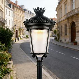 Lustre Classique a Couronne Luminarias Farol Fernandino مصباح تاج كلاسيكي Eclairage Monaco إضاءة حديقة سكنية ليد