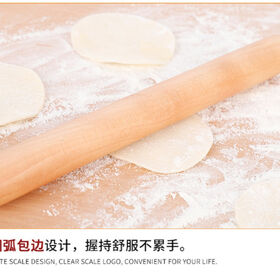 Rolling pins for baking with thickness rings small rolling pin pizza roller Christmas cookie roller for daily use or painting use