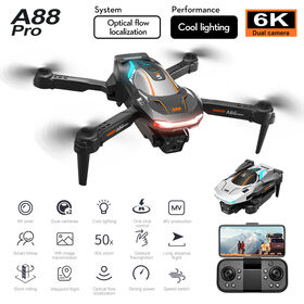 Drone GPS A88 Laris Manis, Quadcopter dengan Aliran Optik & Kamera Ganda HD untuk Fotografi Udara, Kontrol Jarak Jauh 200m