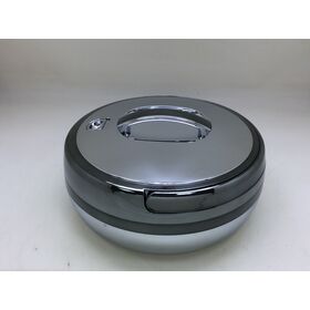 Wadah Makanan Bulat Kecil dengan Interior Stainless Steel 18/8, Menjaga Makanan Tetap Hangat atau Dingin Lebih dari 6 Jam, Santapan Liburan