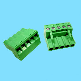 3.81mm Bloco Terminal Feminino com Poliamida Isolador Corpo com Tensão nominal: 300V AC