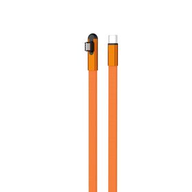 Fabricante Atacado 240W Cabo De Carregamento Rápido 90 Graus RGB Luz Plana Usb Cabo De Dados Tipo C para Uso Em Casa