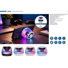 Colorful lights Mini Magnet Bluetooth speaker OEM ODM service