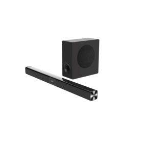 Soundbar Bluetooth 2.1CH 90W dengan Layar LED, Input AUX, dan Subwoofer Berkabel untuk Penggunaan Rumah yang Fleksibel