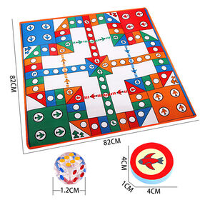 portable multifunctional kids chess game set