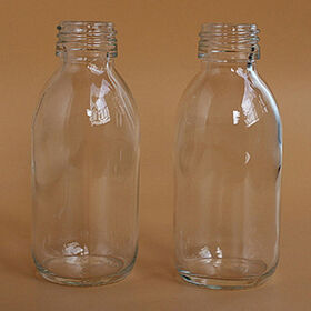 Eco-friendly clear glass syrup bottles